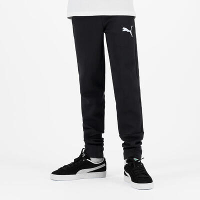 Pantaloni tuta Puma bambino ginnastica ACTIVE regular fit felpati neri