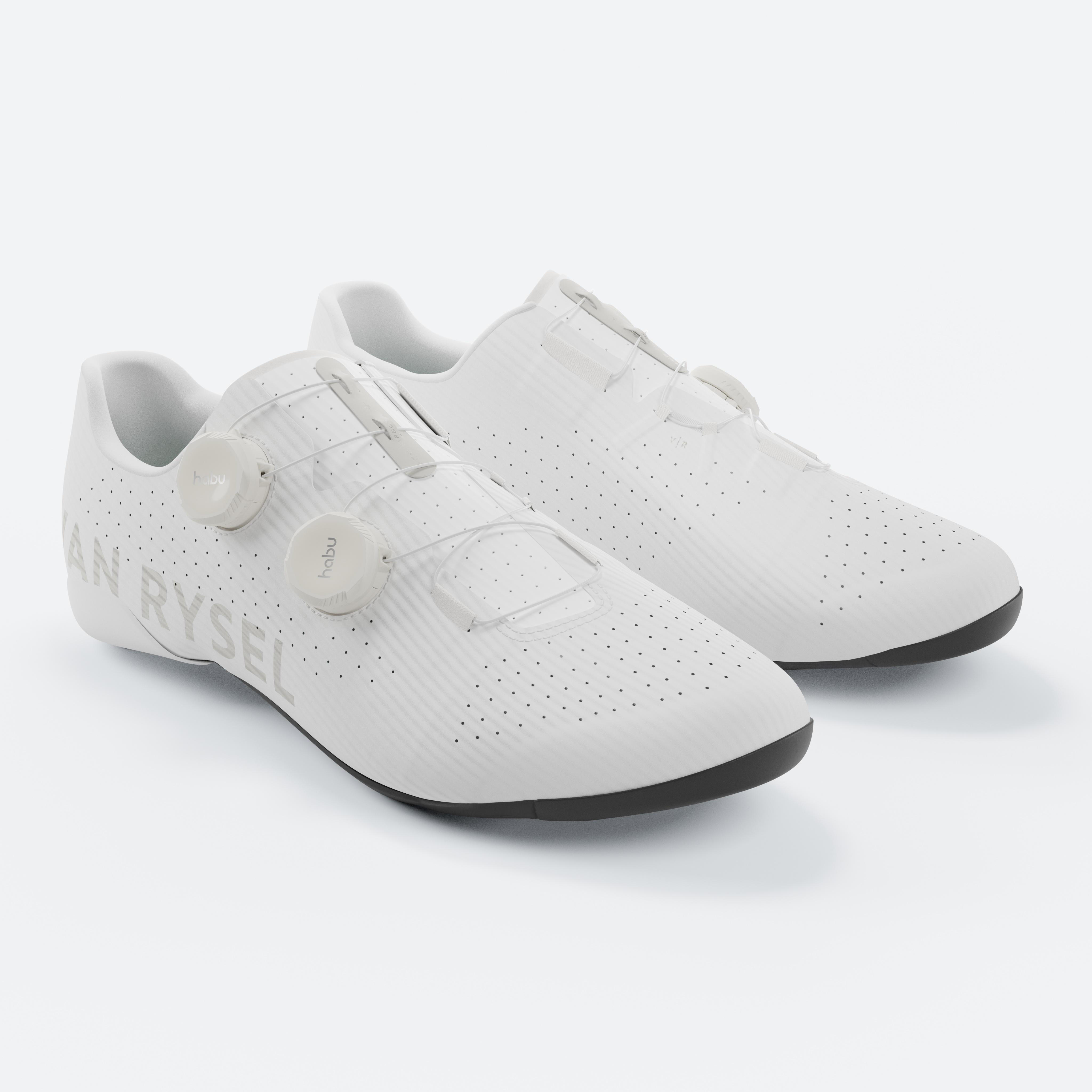 Zapatillas ciclismo de ruta Van Rysel RCR blanco