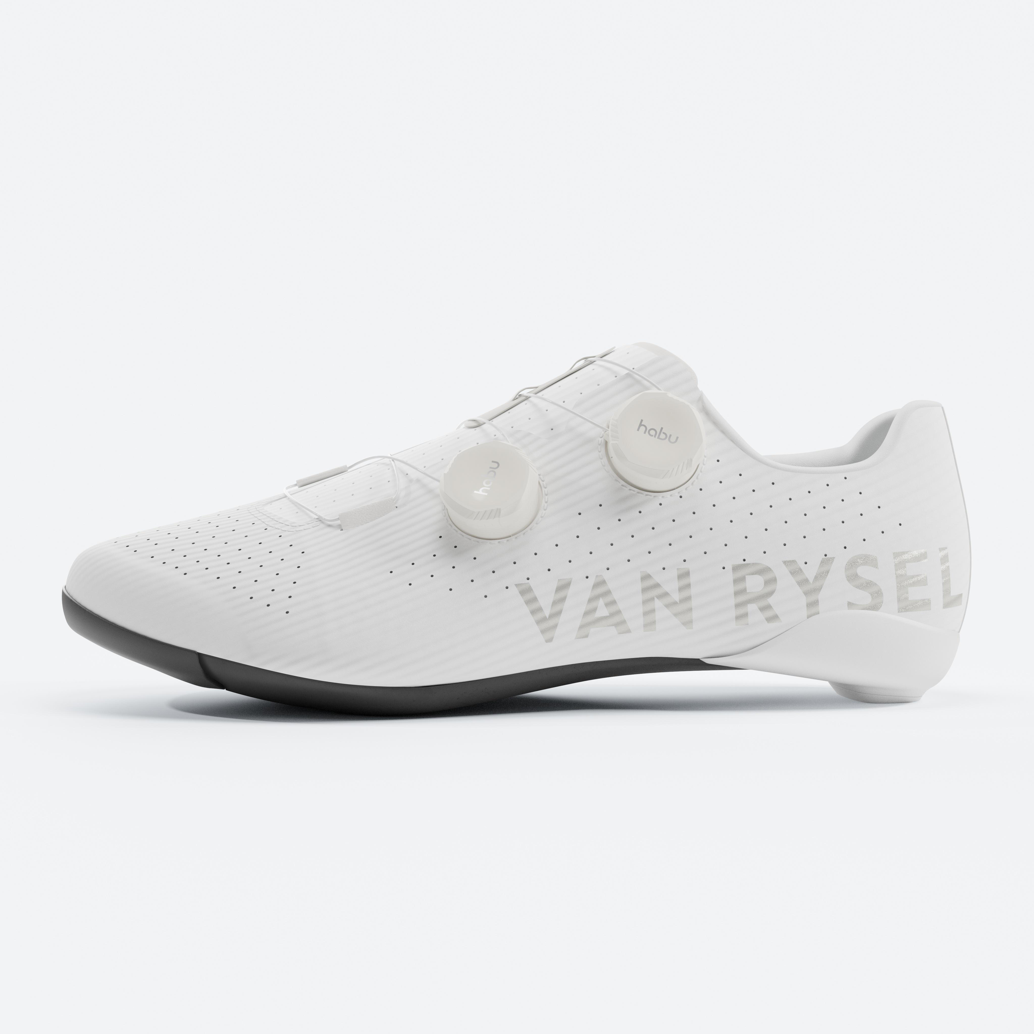 Decathlon UK Road Cycling Shoes Van Rysel Rcr R - White | FREE Click & Collect at Stores and Asda. 365 Days return available.