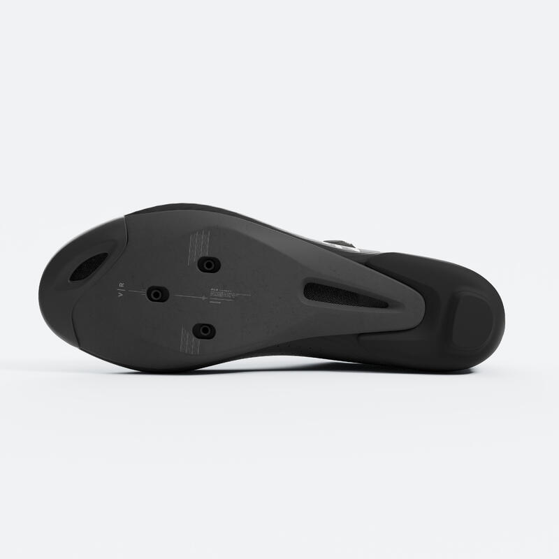 Calçado de Ciclismo de Estrada Van Rysel RCR Preto