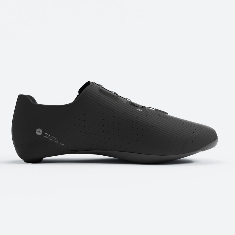 Calçado de Ciclismo de Estrada Van Rysel RCR Preto
