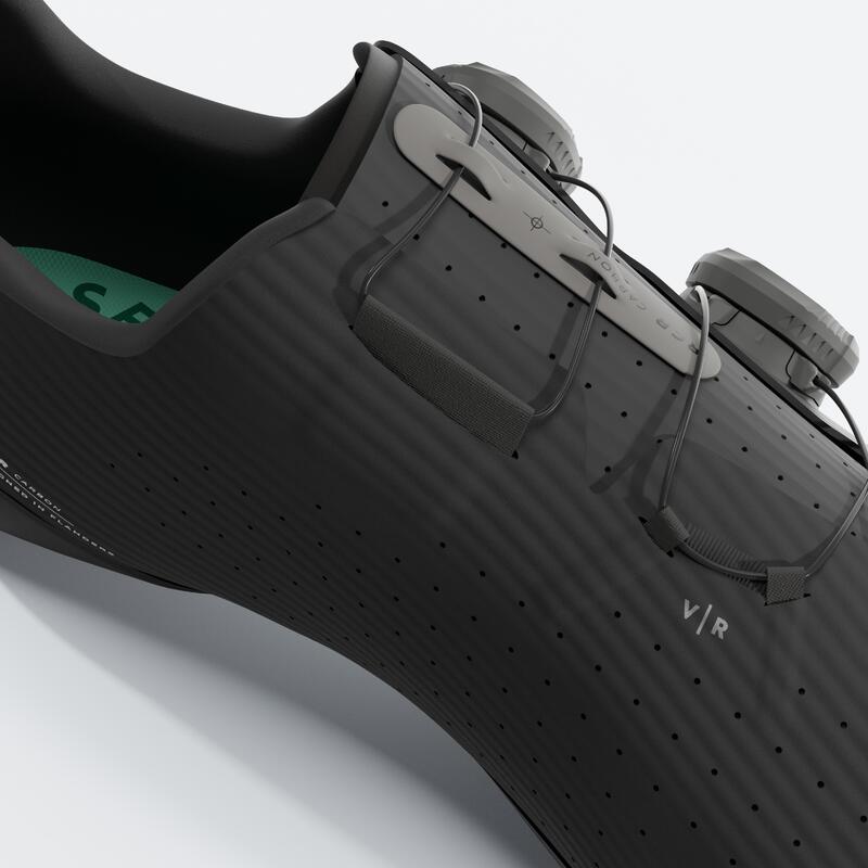 Calçado de Ciclismo de Estrada Van Rysel RCR Preto