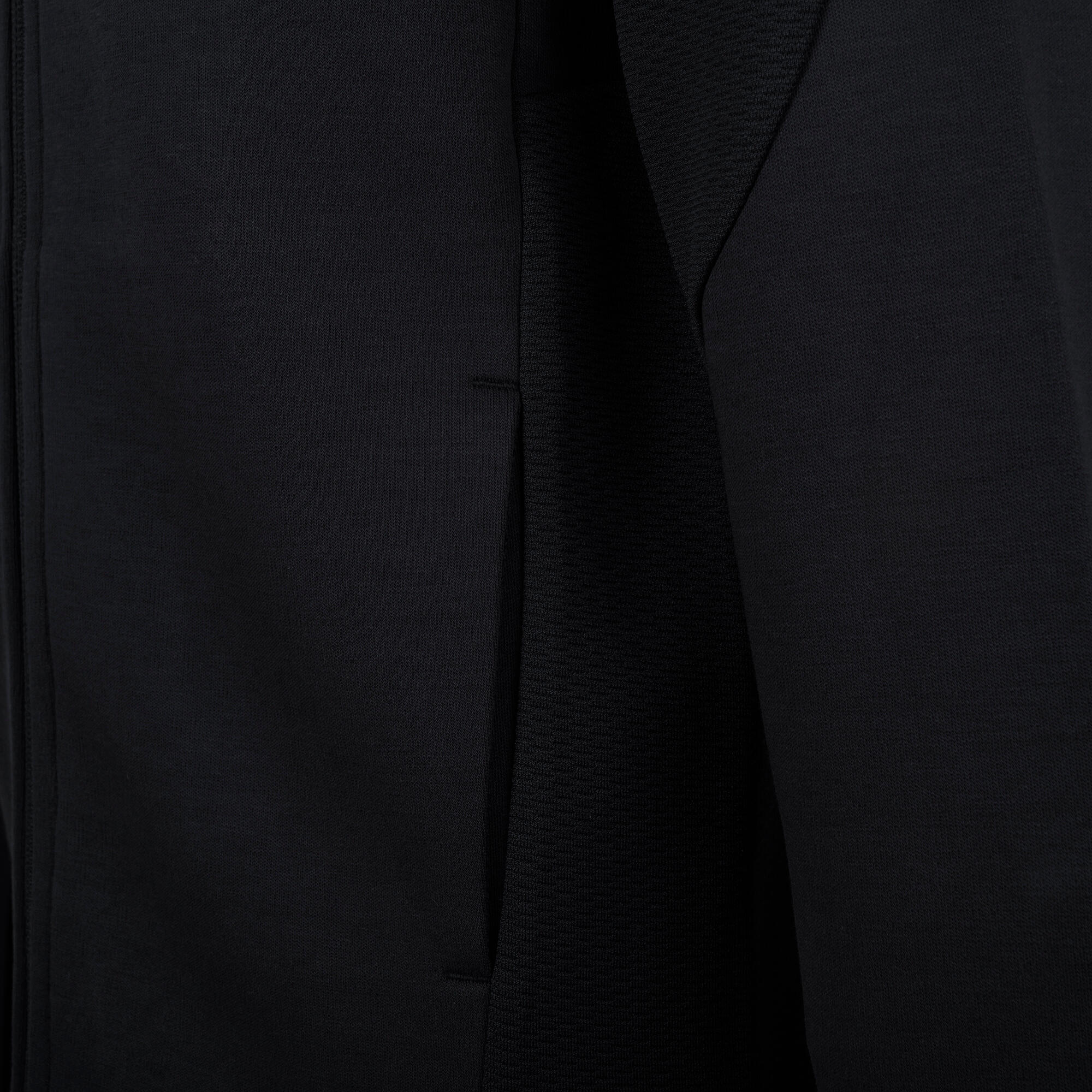Kapuzenjacke mit Reissverschluss für Kinder, schwarz 7/7