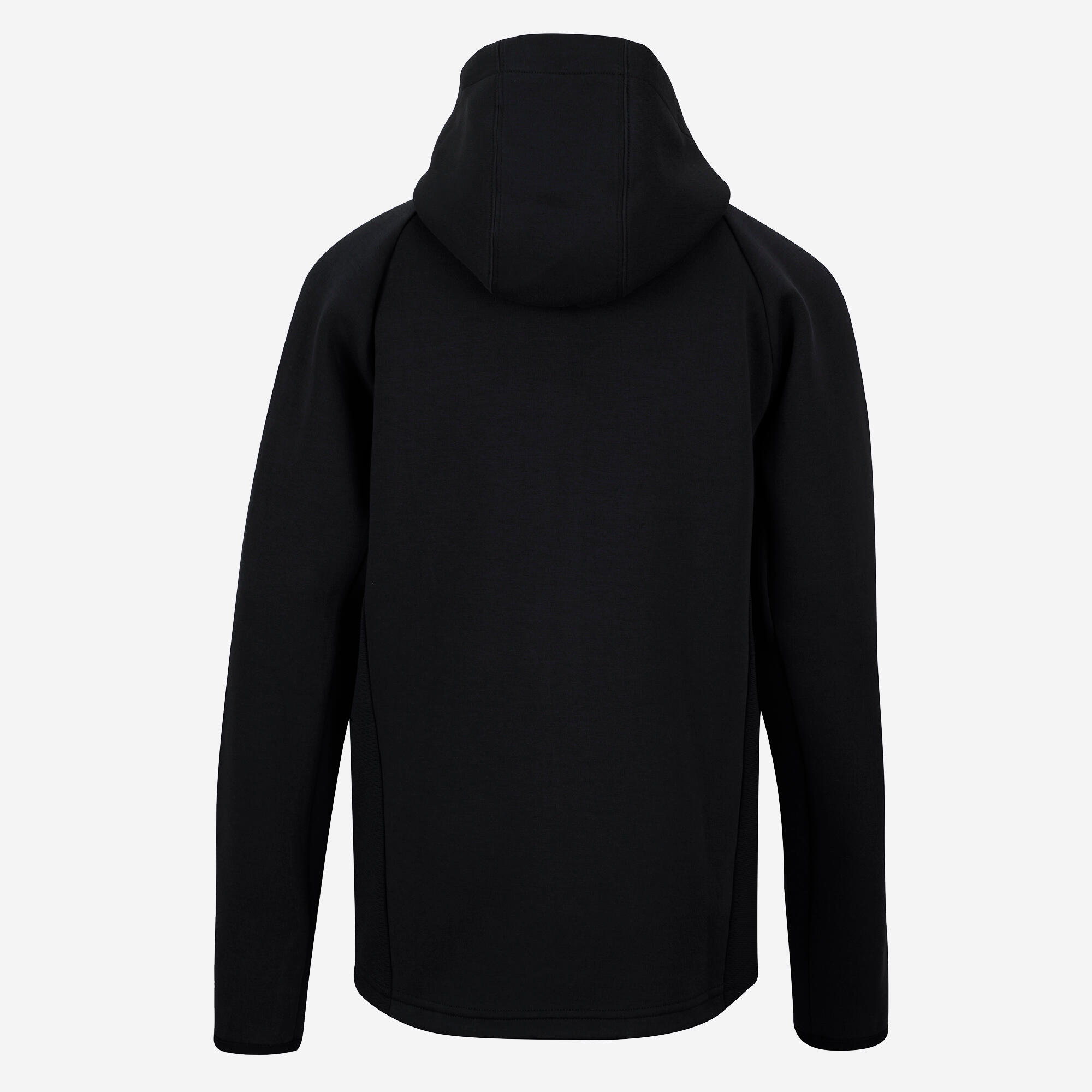 Kapuzenjacke mit Reissverschluss für Kinder, schwarz 3/7