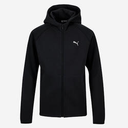 Veste zippée à capuche enfant Active, noir