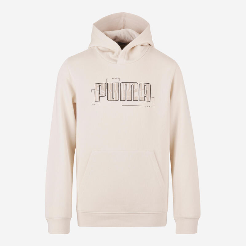 Hanorac cu glugă Puma Bej Copii