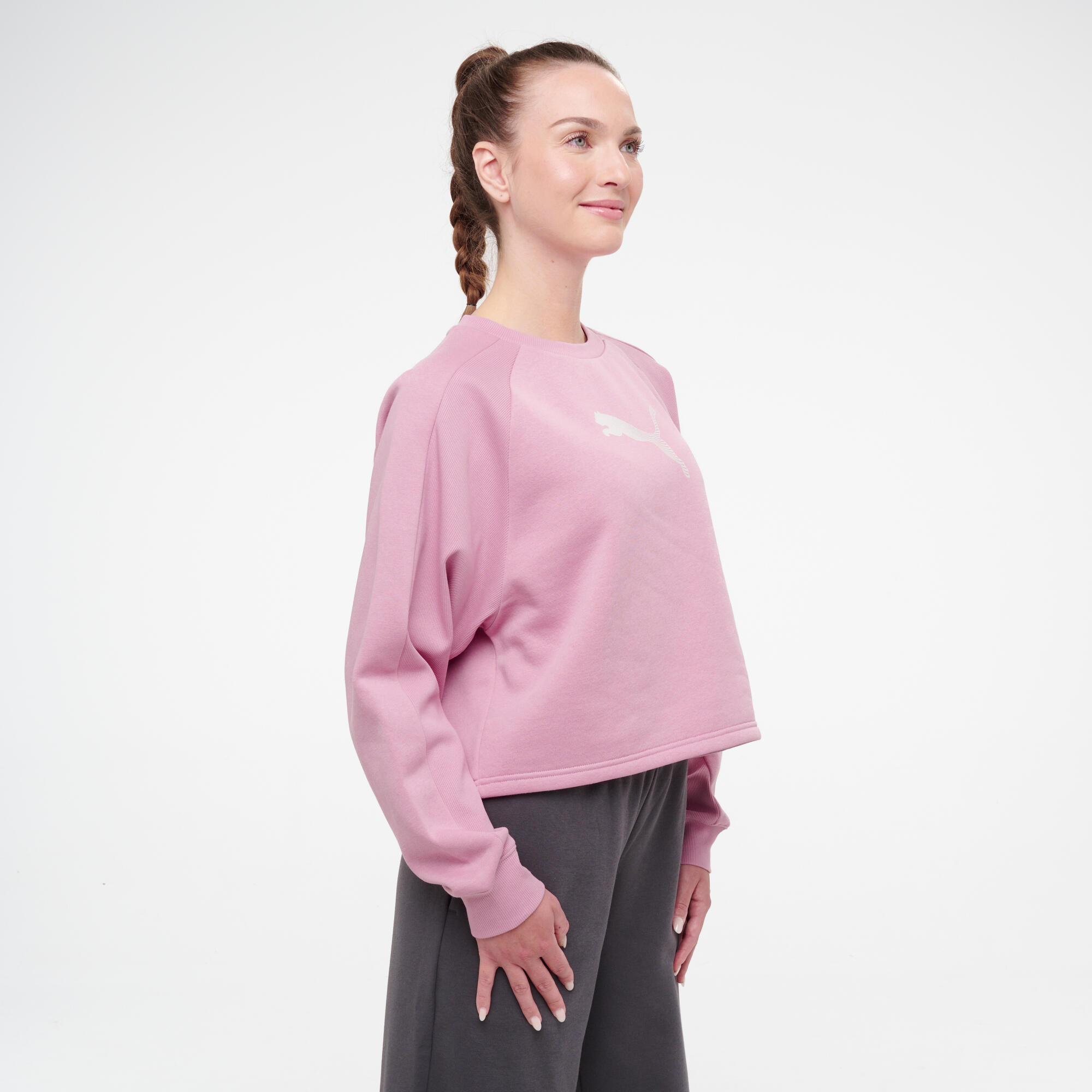 Bluza damska Puma Gym & Pilates crop 4/6
