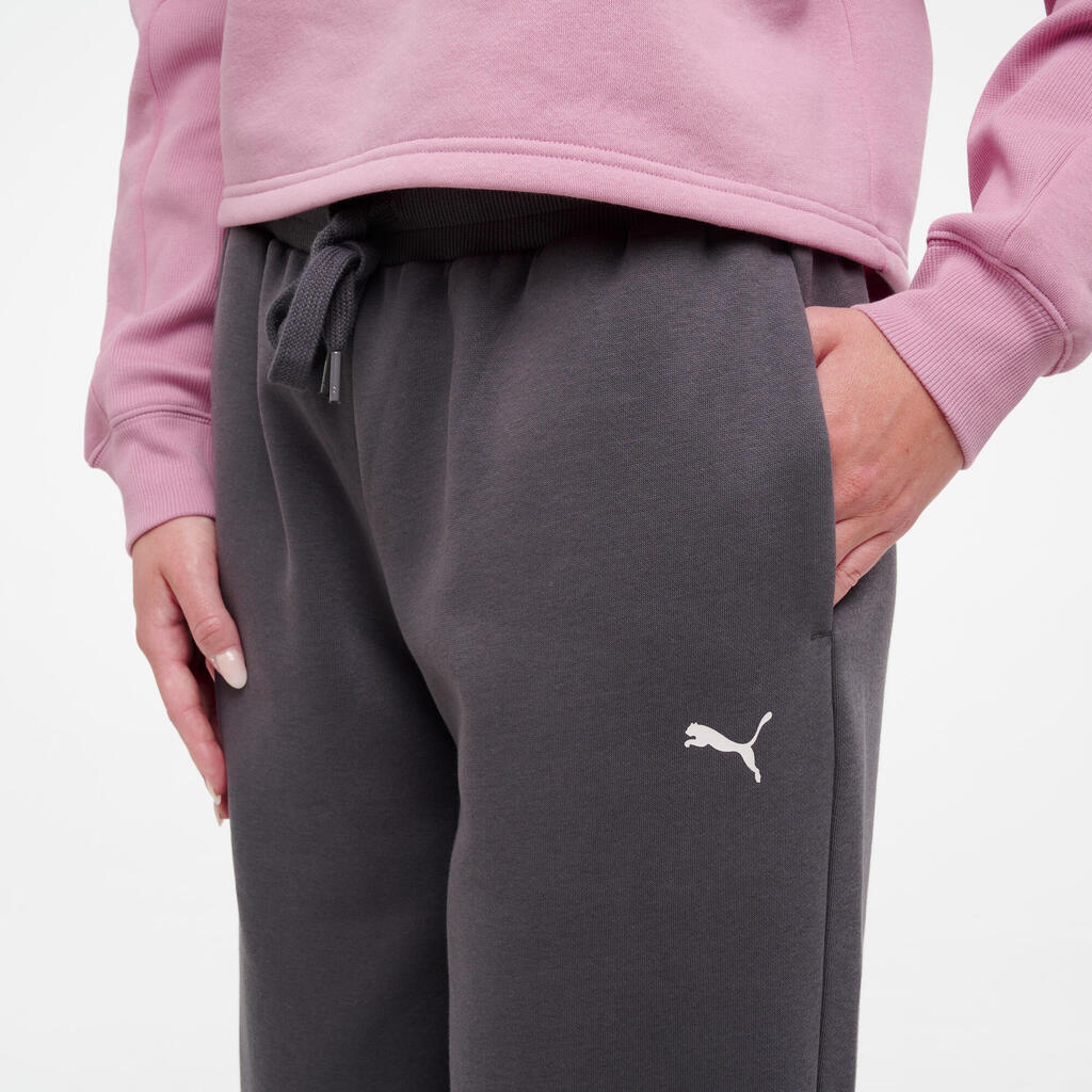 Women's Straight-Leg Jogging Bottoms - Black