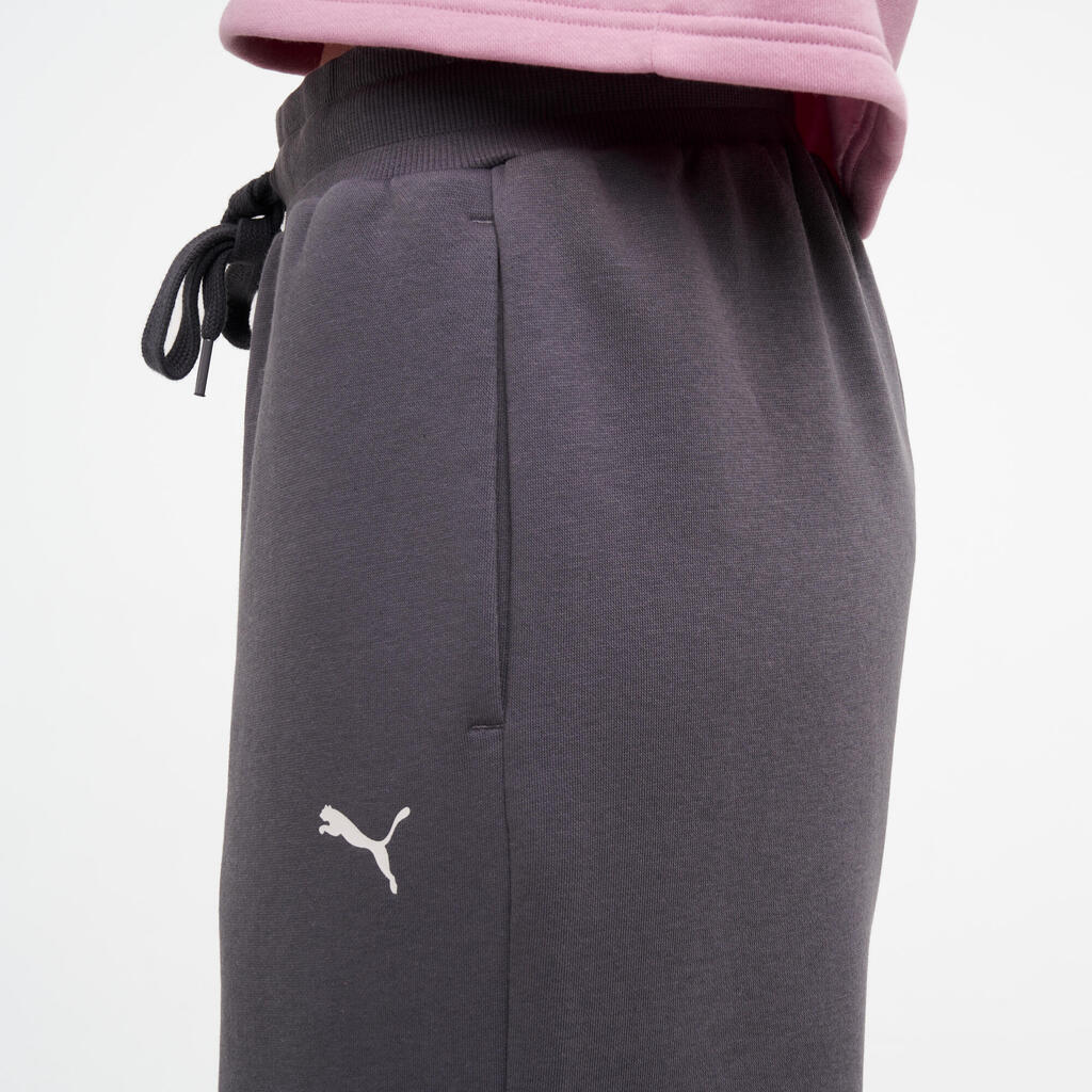 Women's Straight-Leg Jogging Bottoms - Black