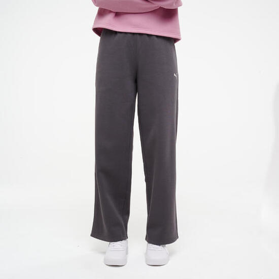 Pantaloni tuta Puma donna regular fit neri pesanti