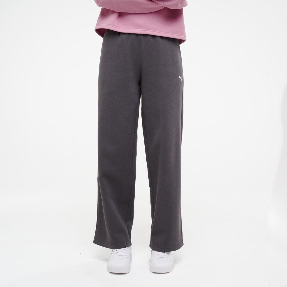 Pantalon de jogging droit femme, noir