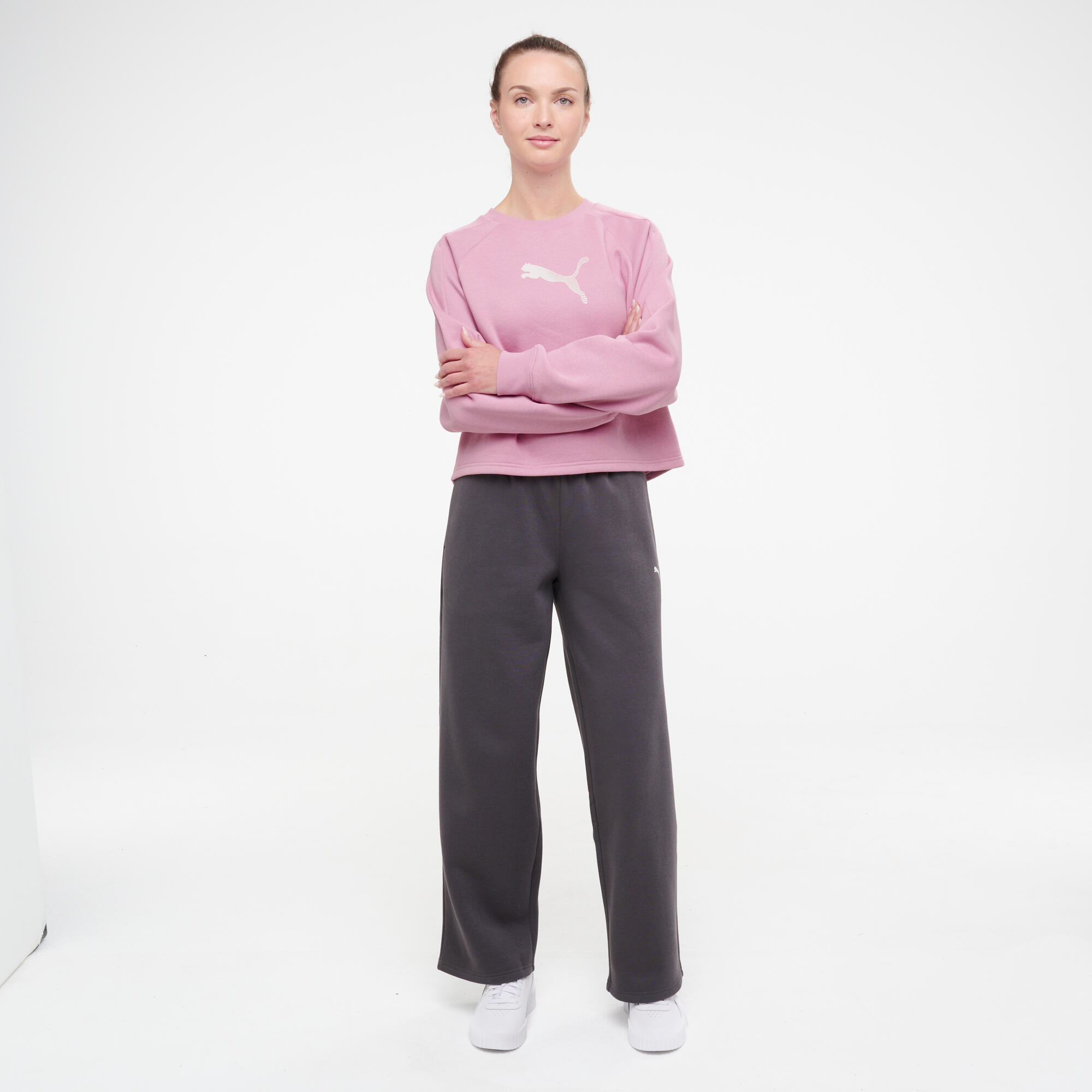 Spodnie dresowe damskie Puma Gym & Pilates 3/9