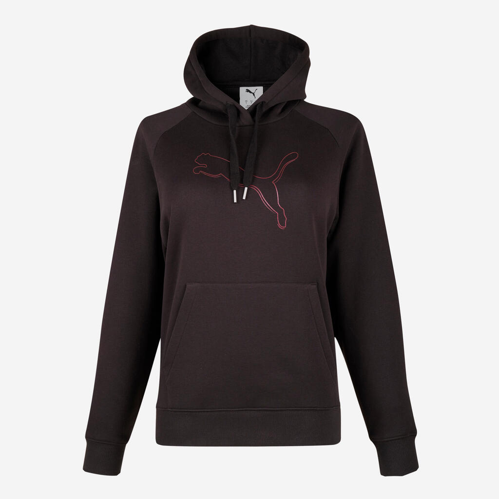 Women's Cotton Hoodie - Burgundy