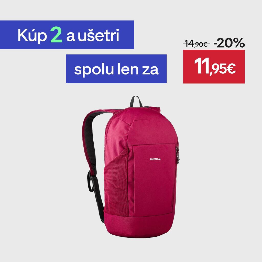Turistický batoh NH100 10 l fialový