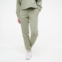 Jogging de fitness en coton femme, vert