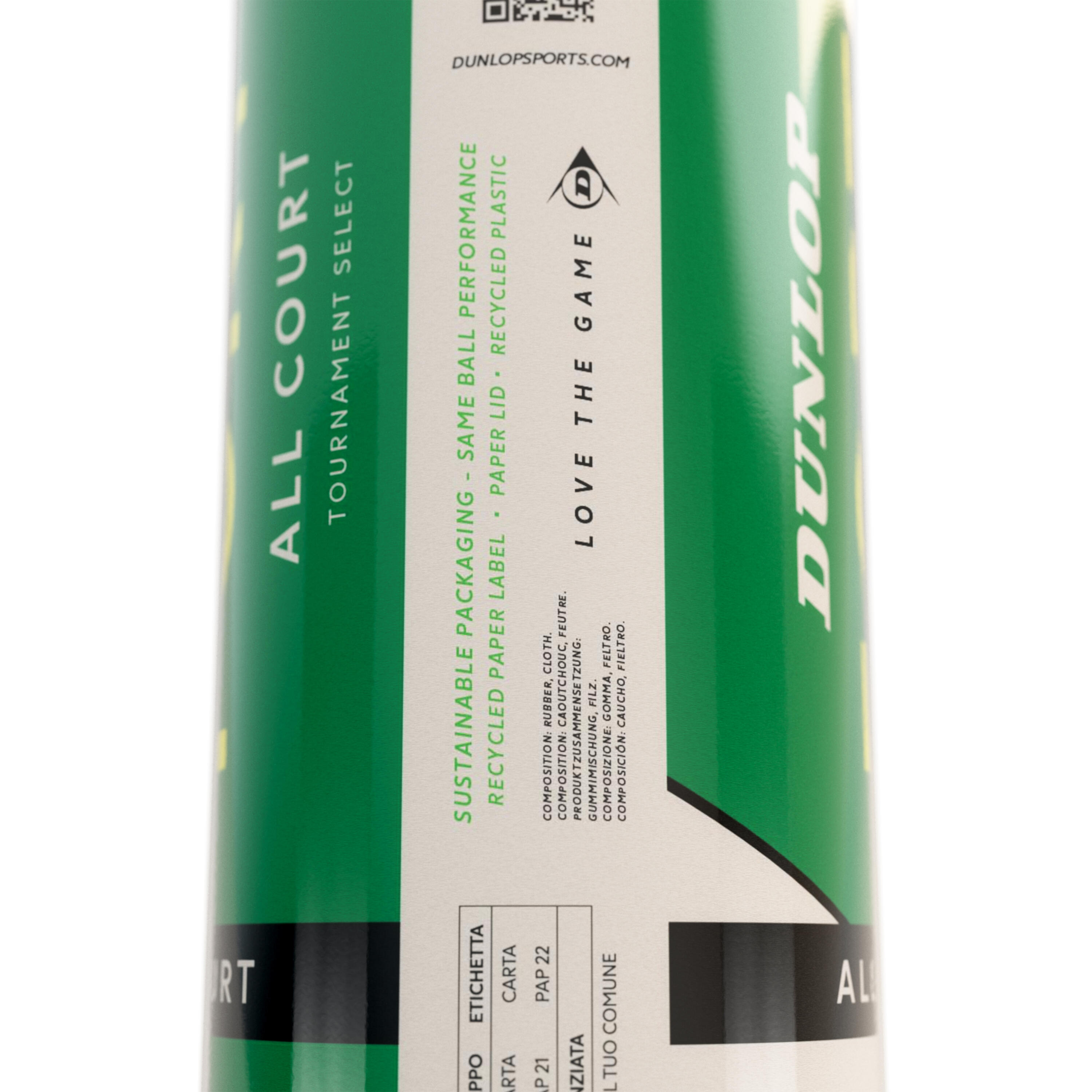IT Cartone palline tennis  Dunlop All Court 18 tubi 2/3
