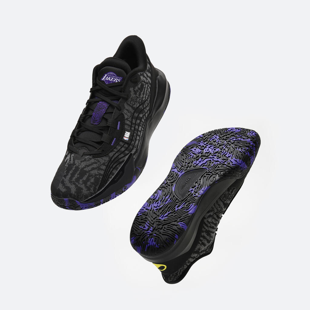 Crne uniseks patike za košarku FAST 900 LOW-1 NBA LAKERS