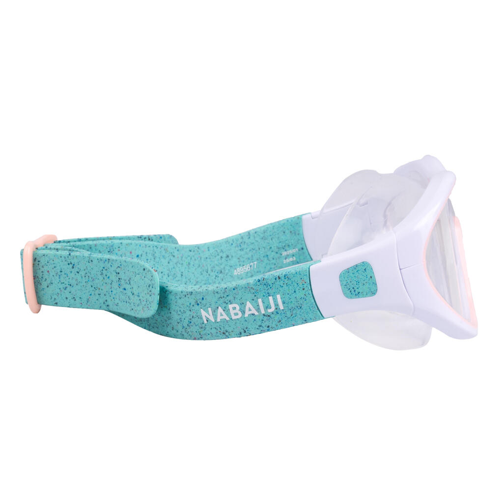 Pool mask SWIMDOW - Clear lens - One size - White green