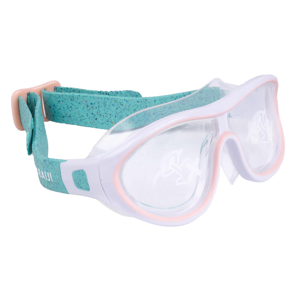 Pool mask SWIMDOW - Clear lens - One size - White green