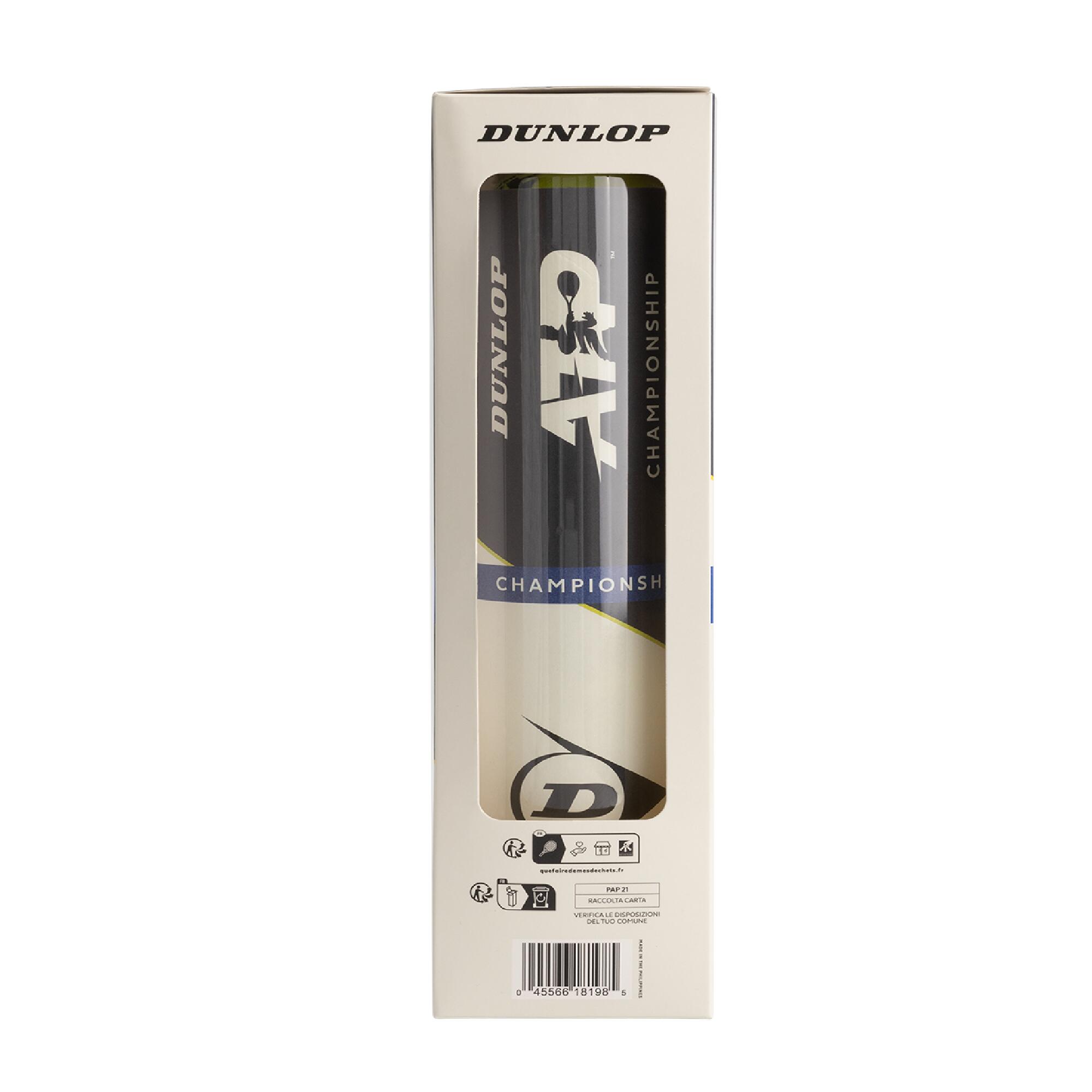 Palline tennis bipack Dunlop ATP championship 2 tubi x 4 4/4