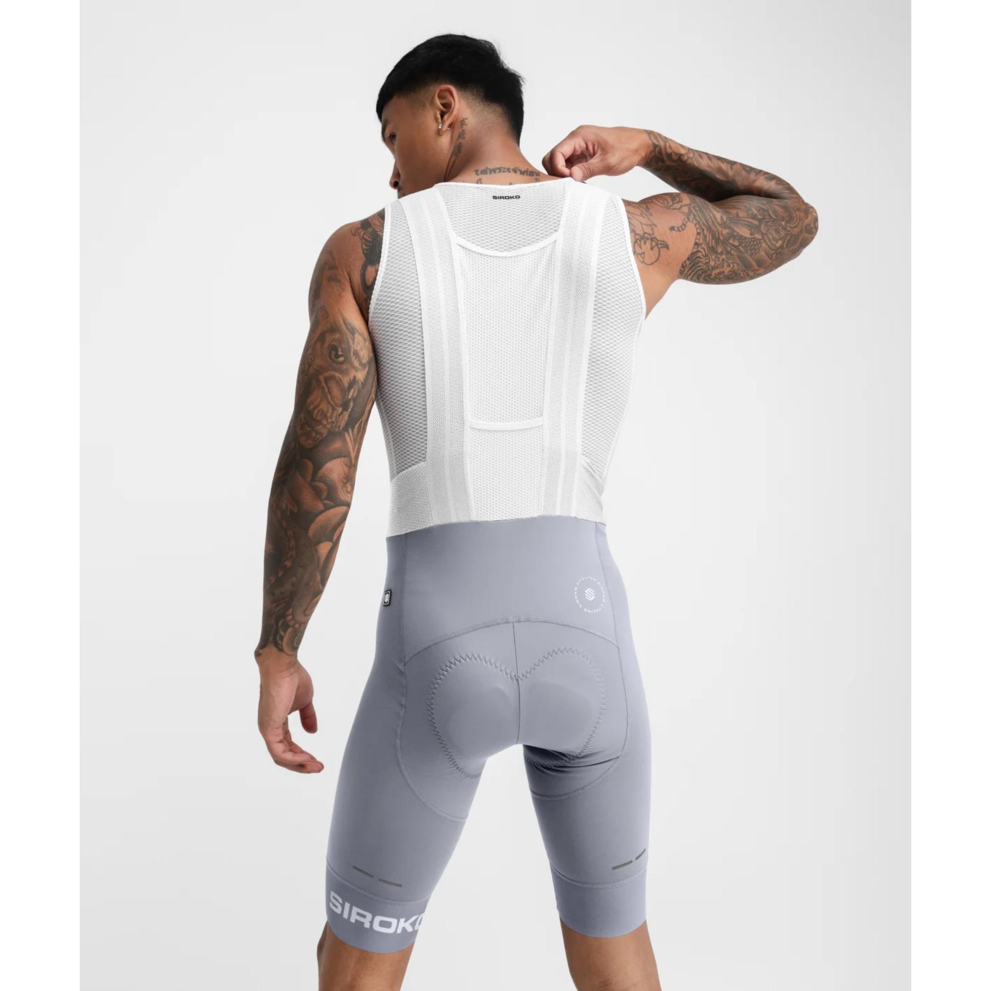 Culotte ciclismo corto con tirantes hombre Siroko BX Fassa 6/6