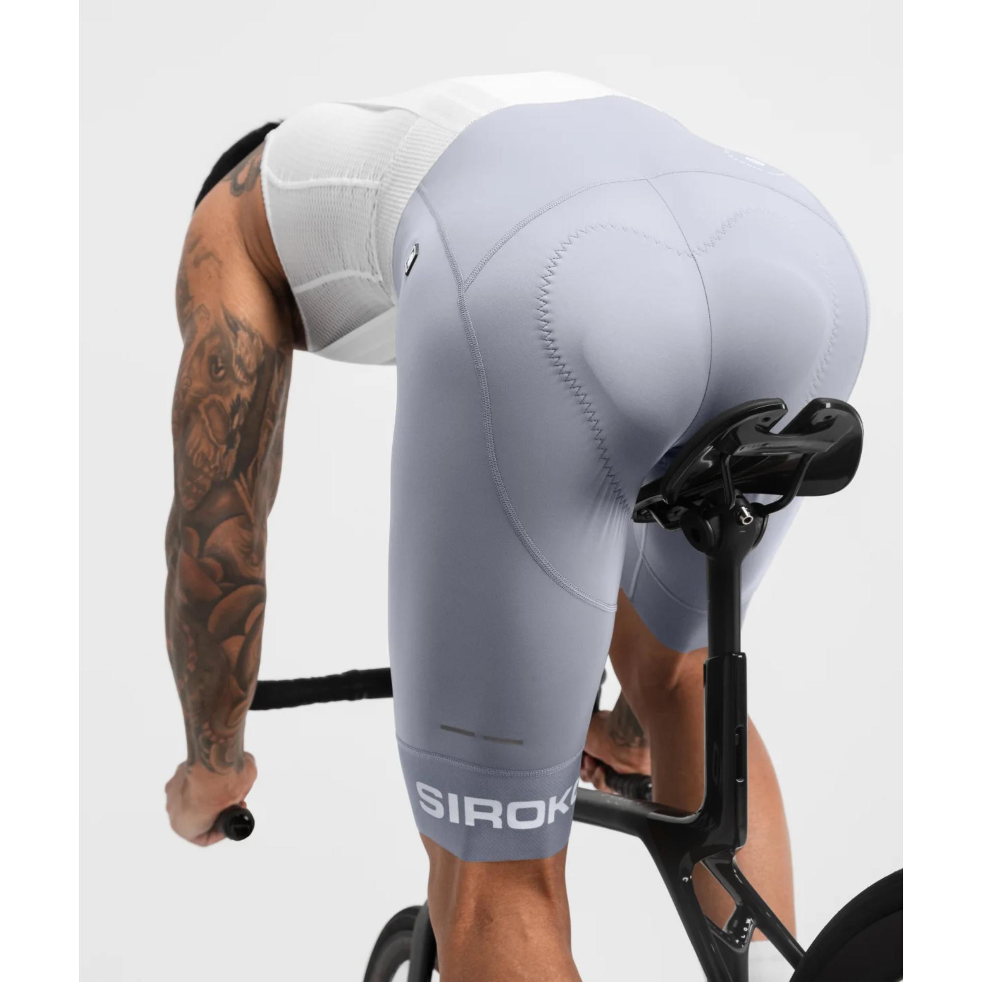 Culotte ciclismo corto con tirantes hombre Siroko BX Fassa 4/6