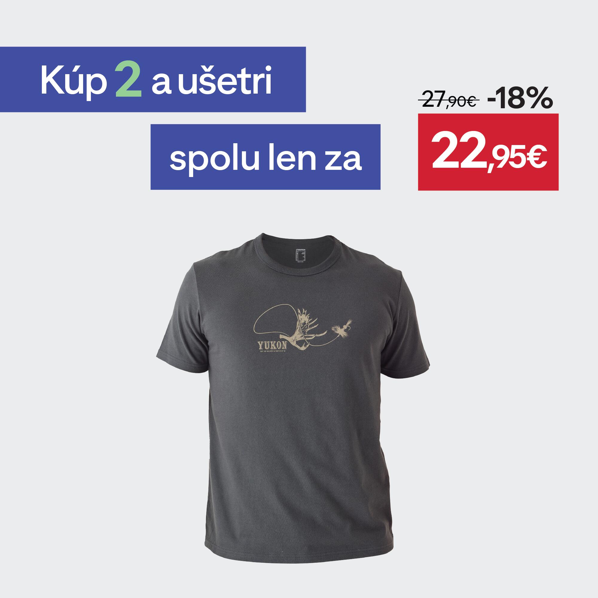 SOLOGNAC Bavlnené tričko 100 Yukon 3XL