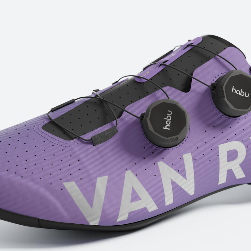 Chaussures vélo route van rysel RCR R violet