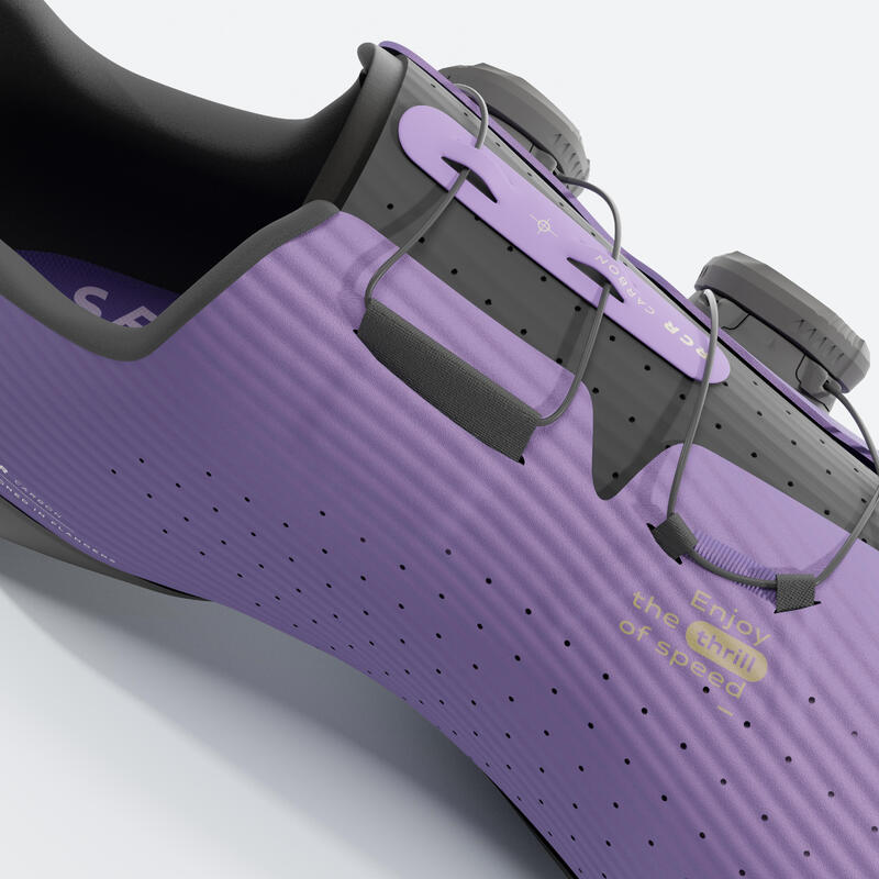 Chaussures vélo route van rysel RCR R violet