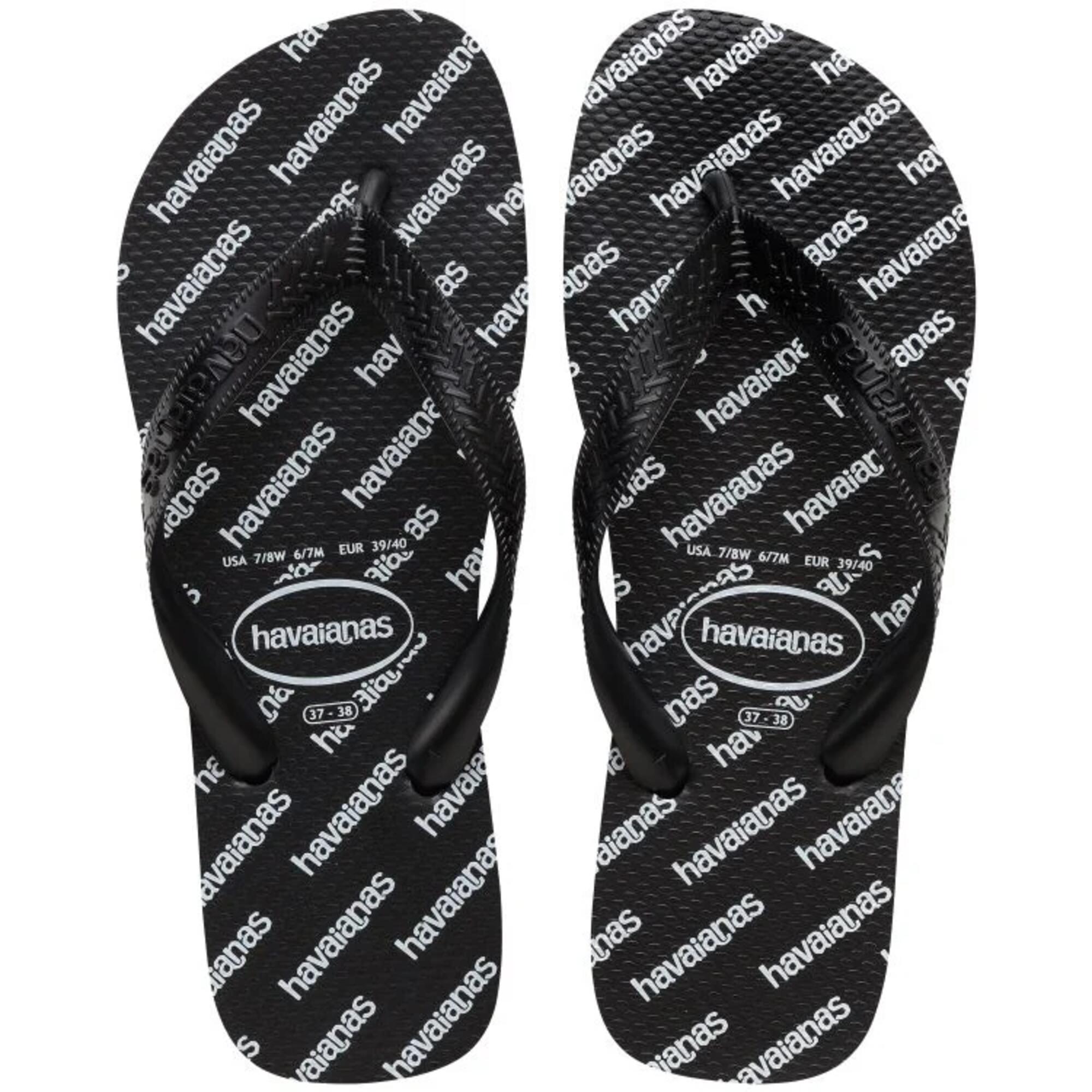 Chanclas playa Hombre Havaianas dedo logo 3/3