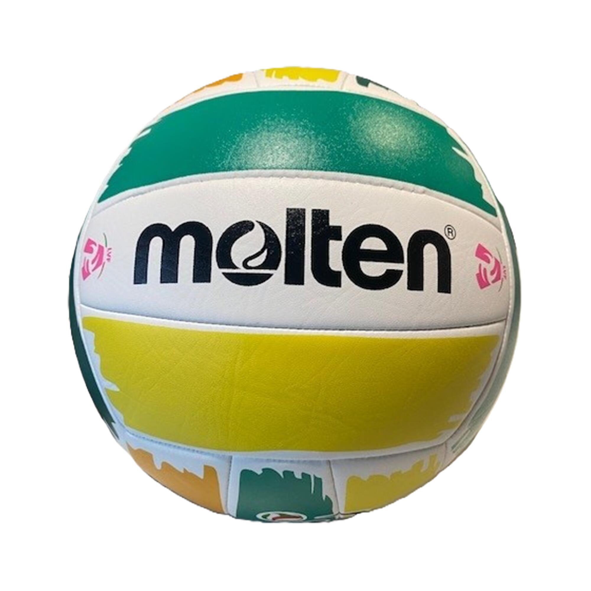 Pallone beach volley Molten Italia 25 giallo arancio verde 1/3