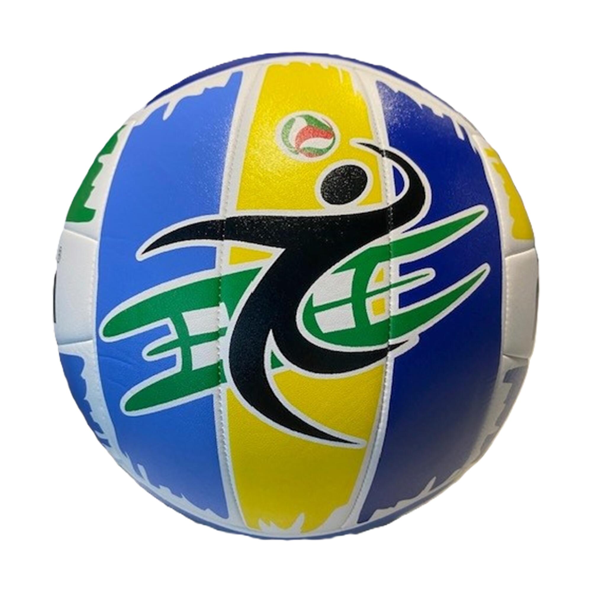 Pallone beach volley Molten 25 verde blu giallo 2/3