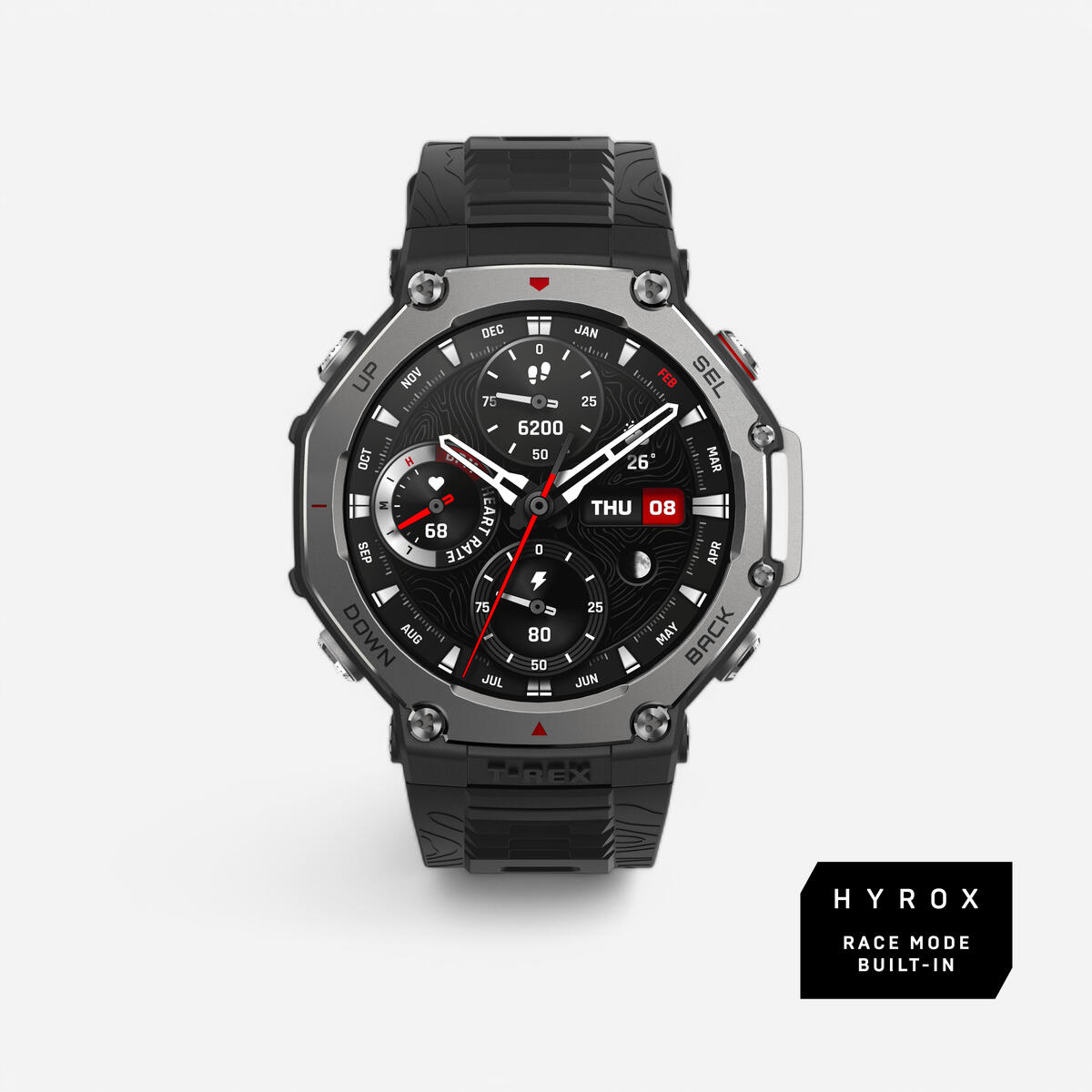 Montre connectée sport GPS, T-Rex 3 mode HYROX