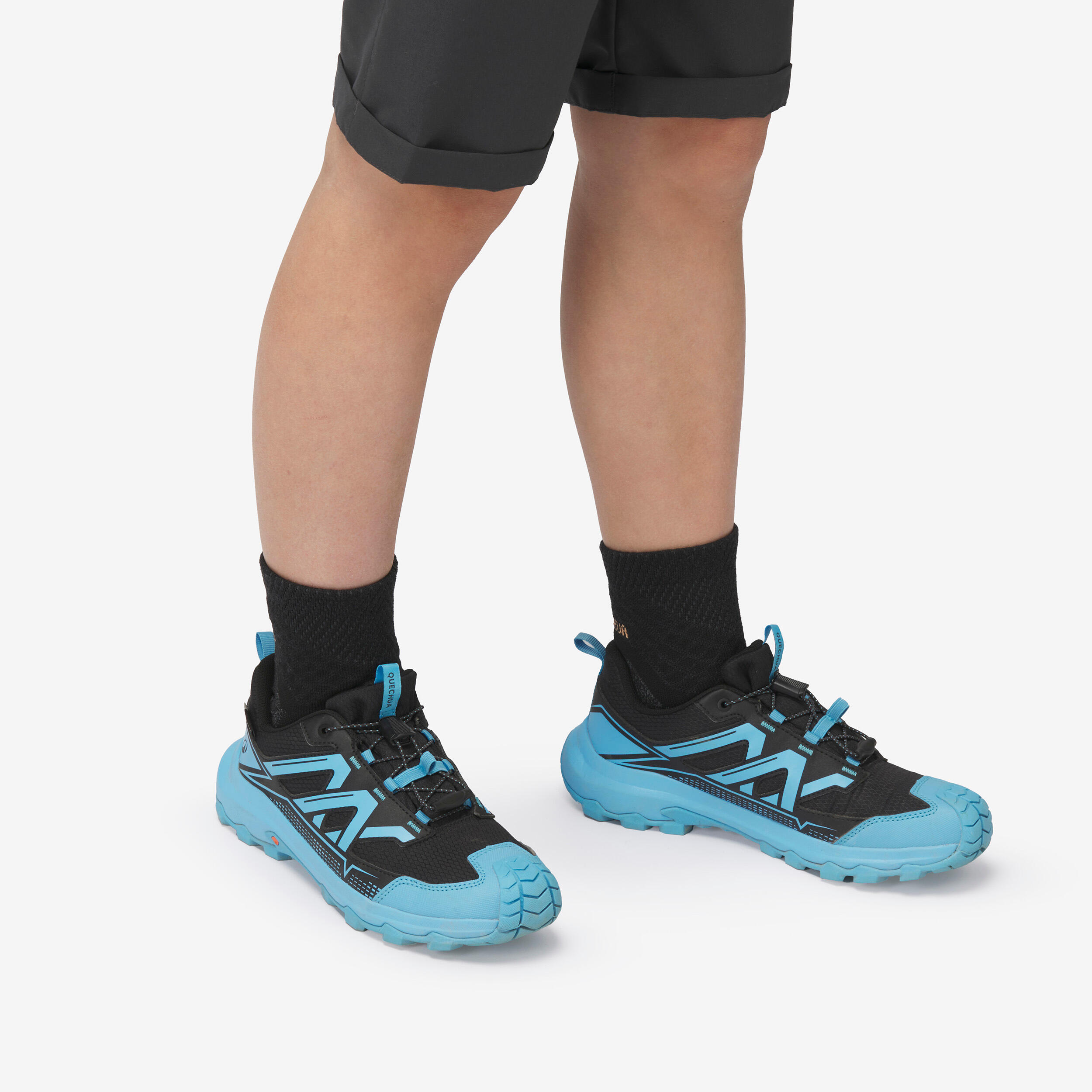 Chaussures de randonnée imperméables enfant, Crossrock Low WTP Tailles 10,5C-2,5 8/8