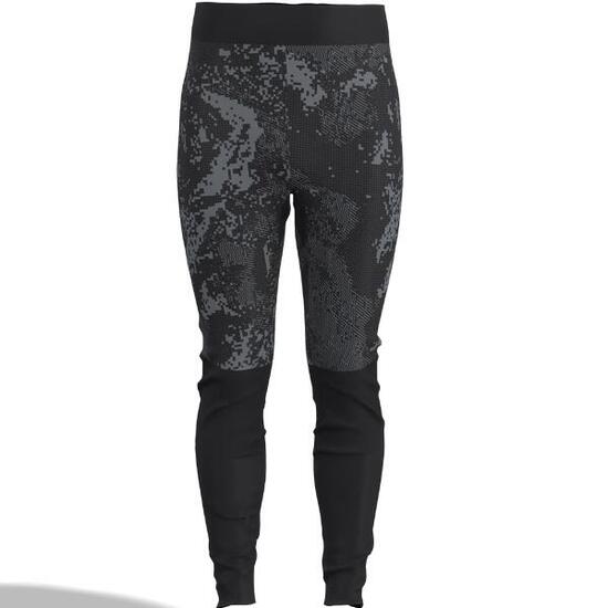 Pantalone termico sci uomo 900 WOOL SEAMLESS nero