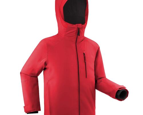 Highlights veste de ski 500 junior rouge 