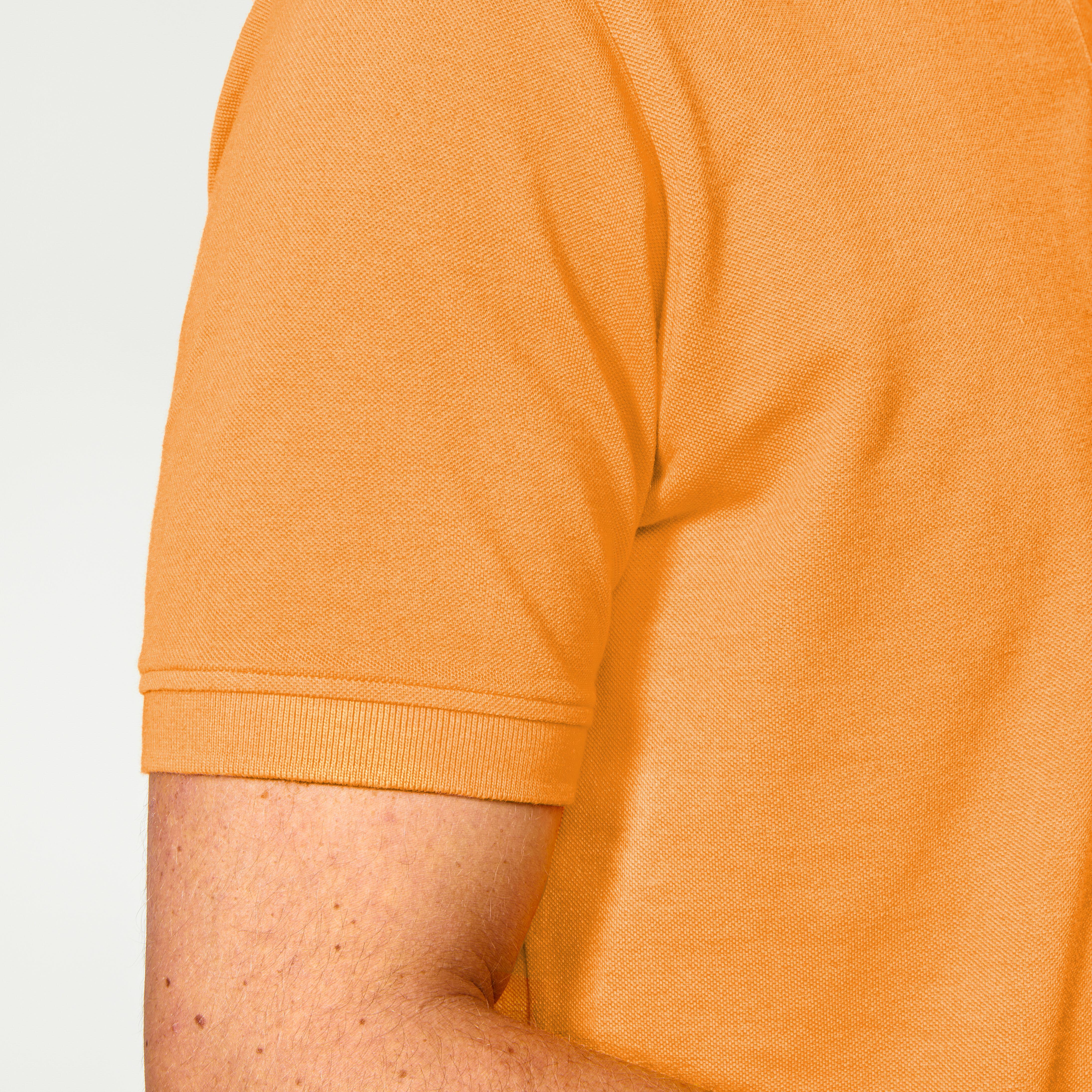 Men's Cotton Short-Sleeved Golf Polo Shirt, MW 500 - INESIS
