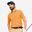 Polo de golf manga curta em algodão para Homem - MW500 laranja sunset