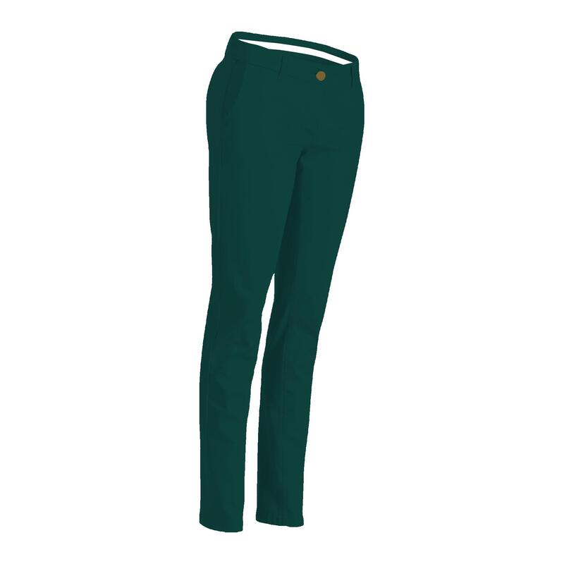 Pantalon chino golf bumbac MW500 Maro Damă