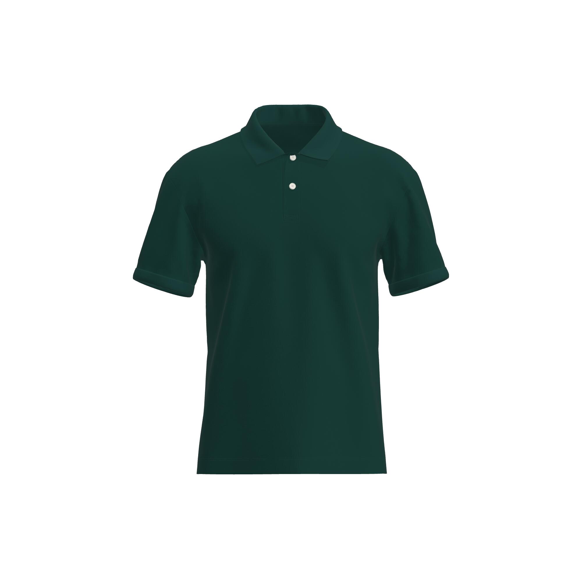 Men's golf short sleeve polo shirt - MW500 cypress green