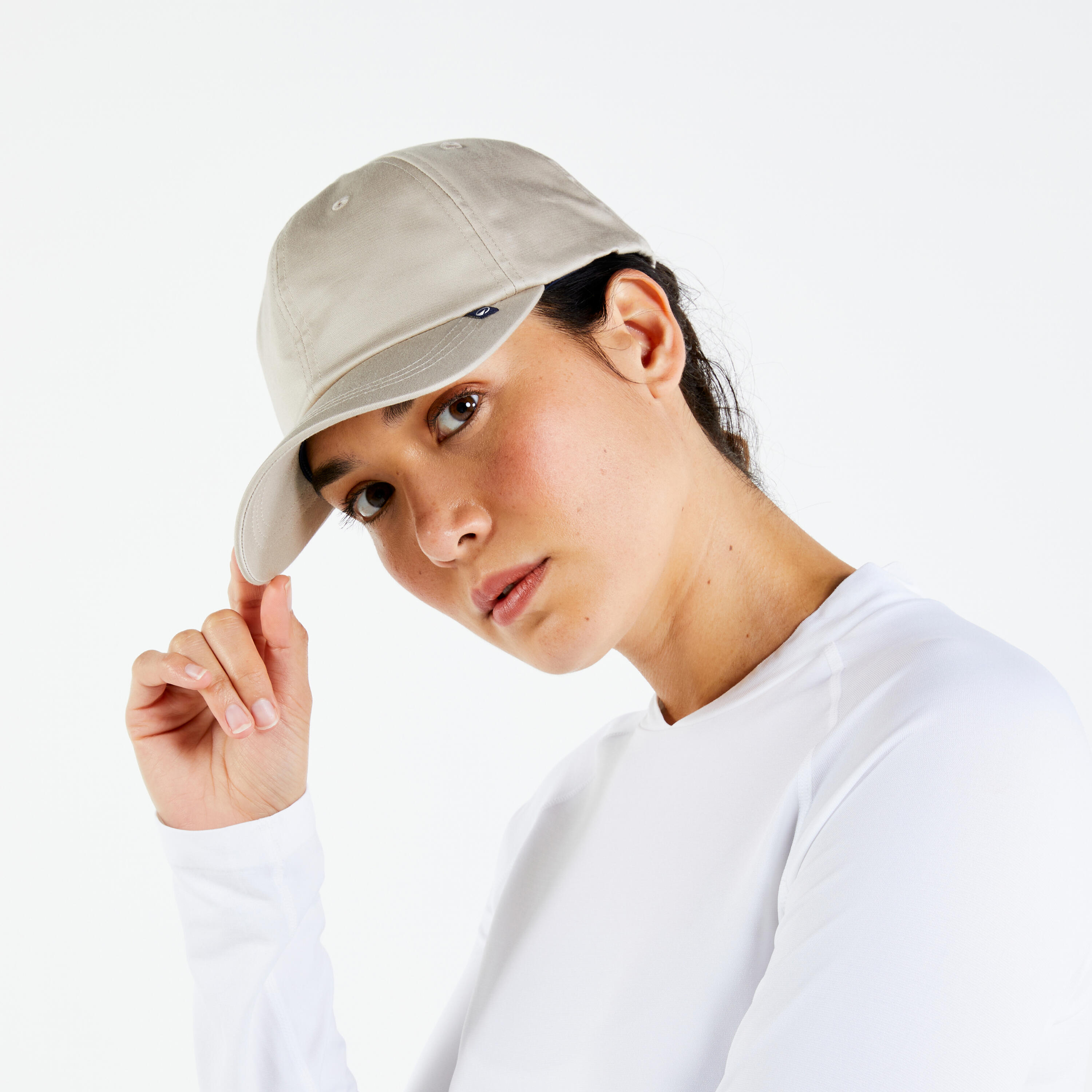Adults’ Cap Boat Sailing 100 - Beige new 3/8