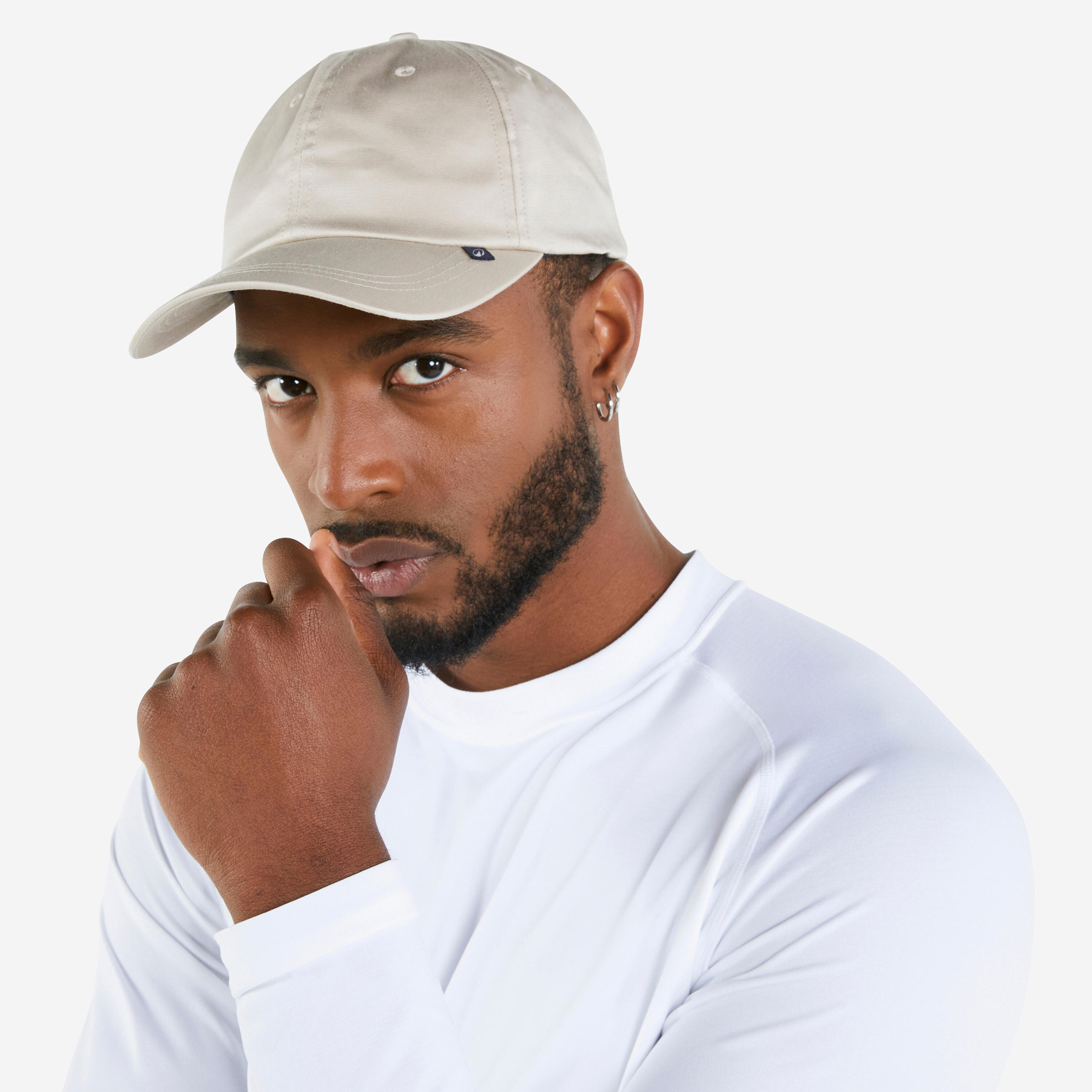 Adults’ Cap Boat Sailing 100 - Beige new 5/8