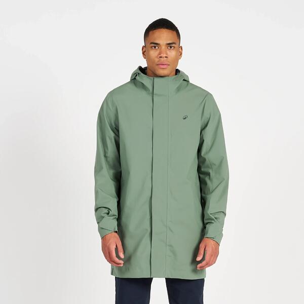 DECATHLON Chaqueta impermeable Hombre parka cortavientos Sailing 500 caqui
