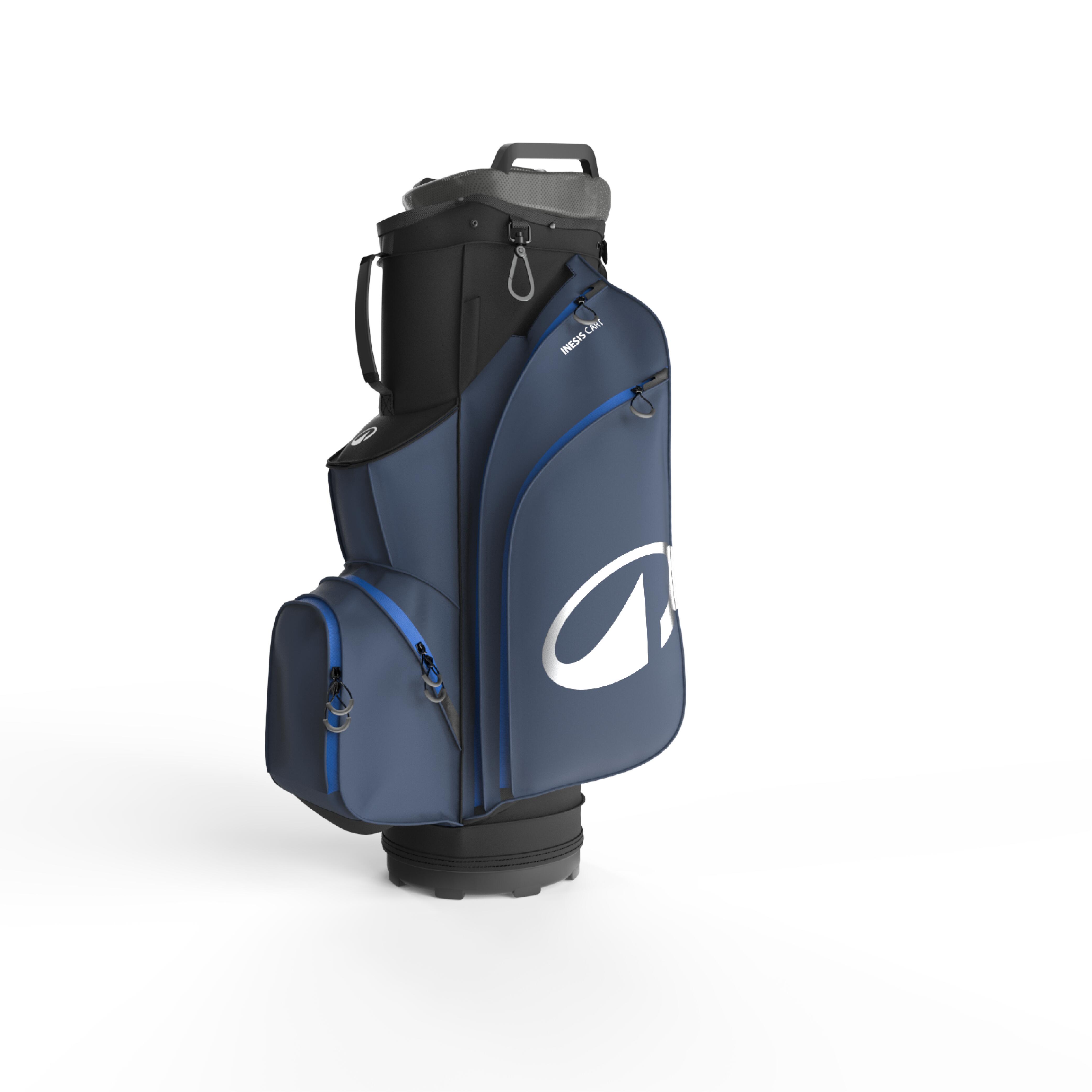 Golf trolley bag cart light blue