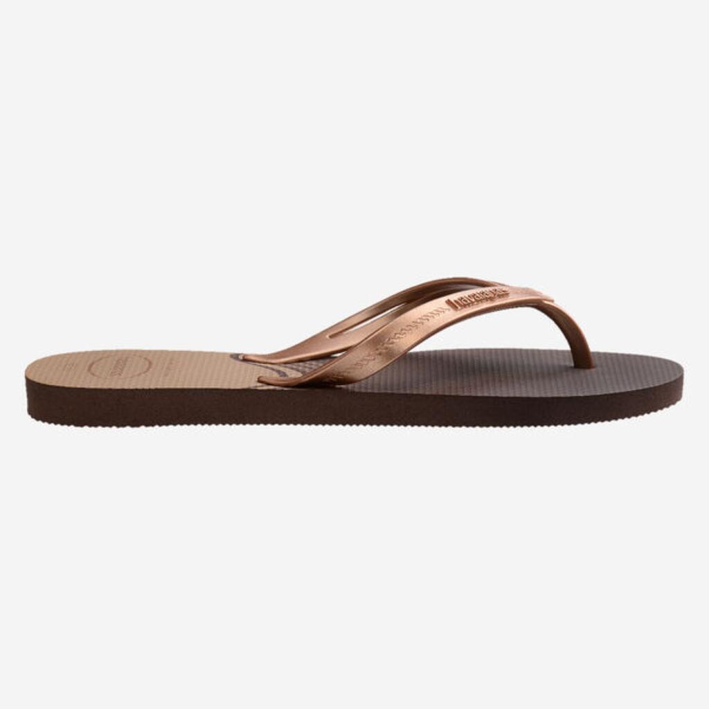 HAVAIANAS ELEGANCE PRINTDARK BROWN