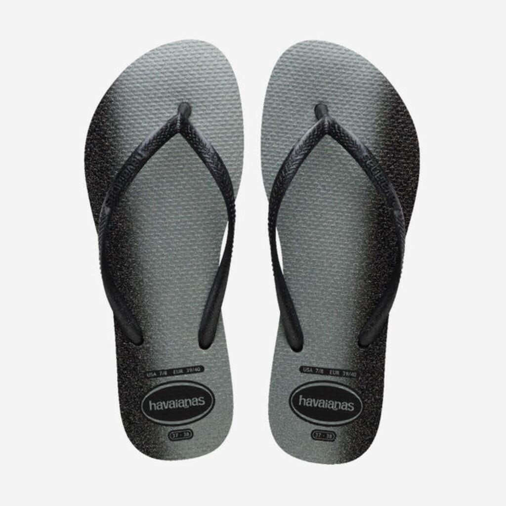HAVAIANAS SLIM GLOSS BLACK