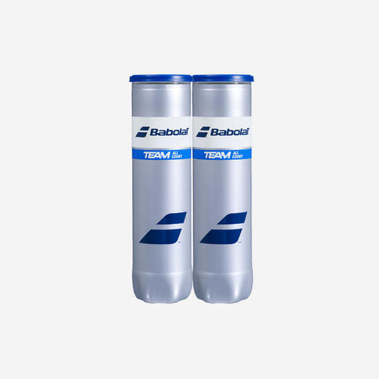 Pelotas de tenis Babolat team all court amarillo bipack 2 x 4 pelotas