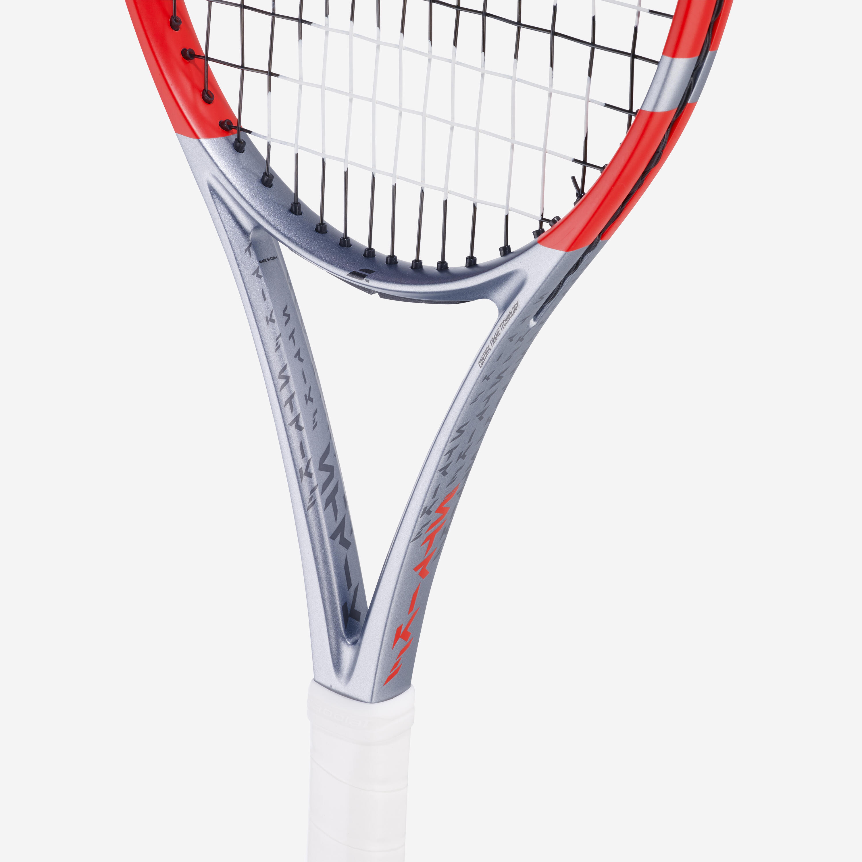 Raqueta de tenis adulto - Babolat Pure Strike 100 16x19 gris naranja 2025 300 g 6/6