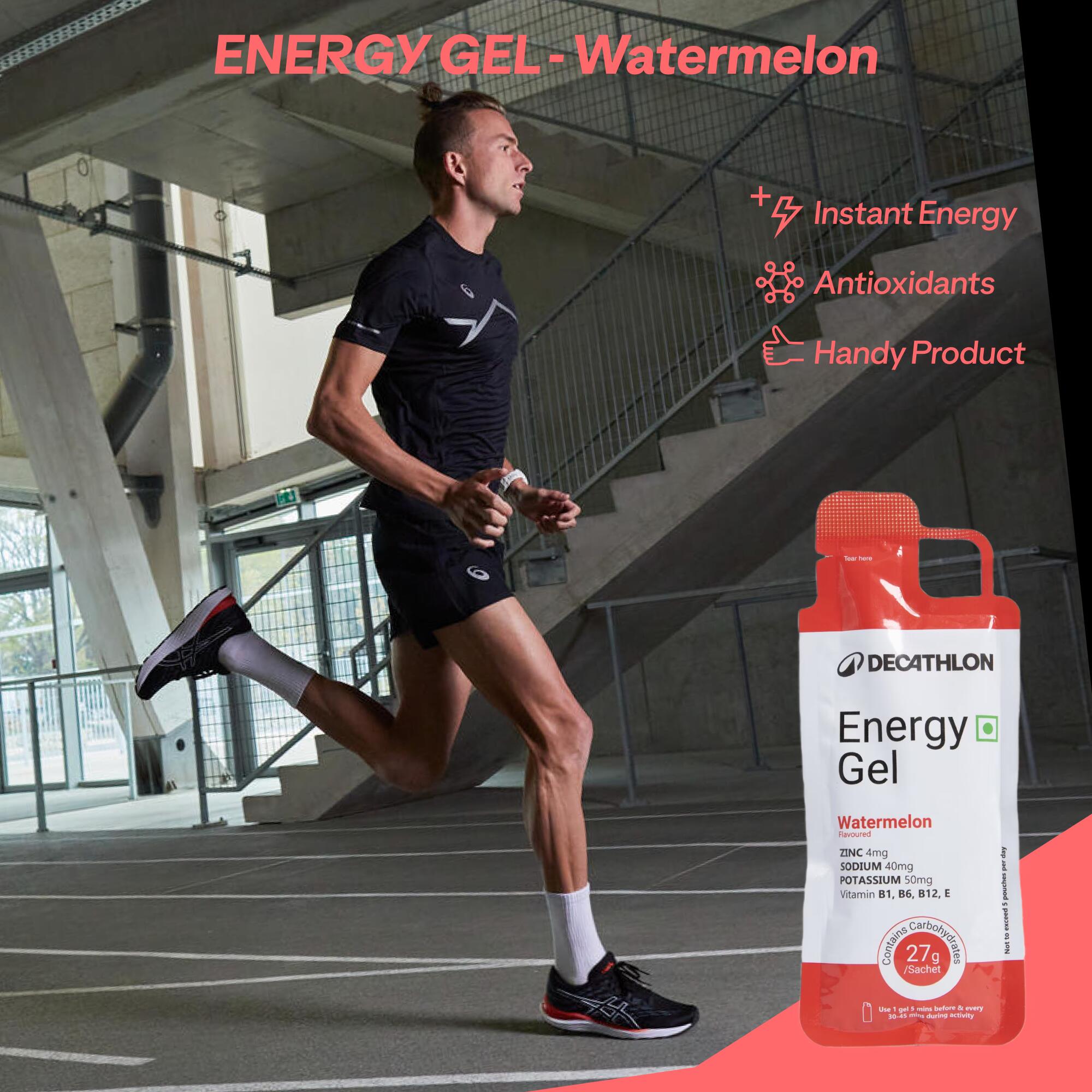 Energy Gel for Sports with 27g Carbohydrates - Watermelon Flavored
