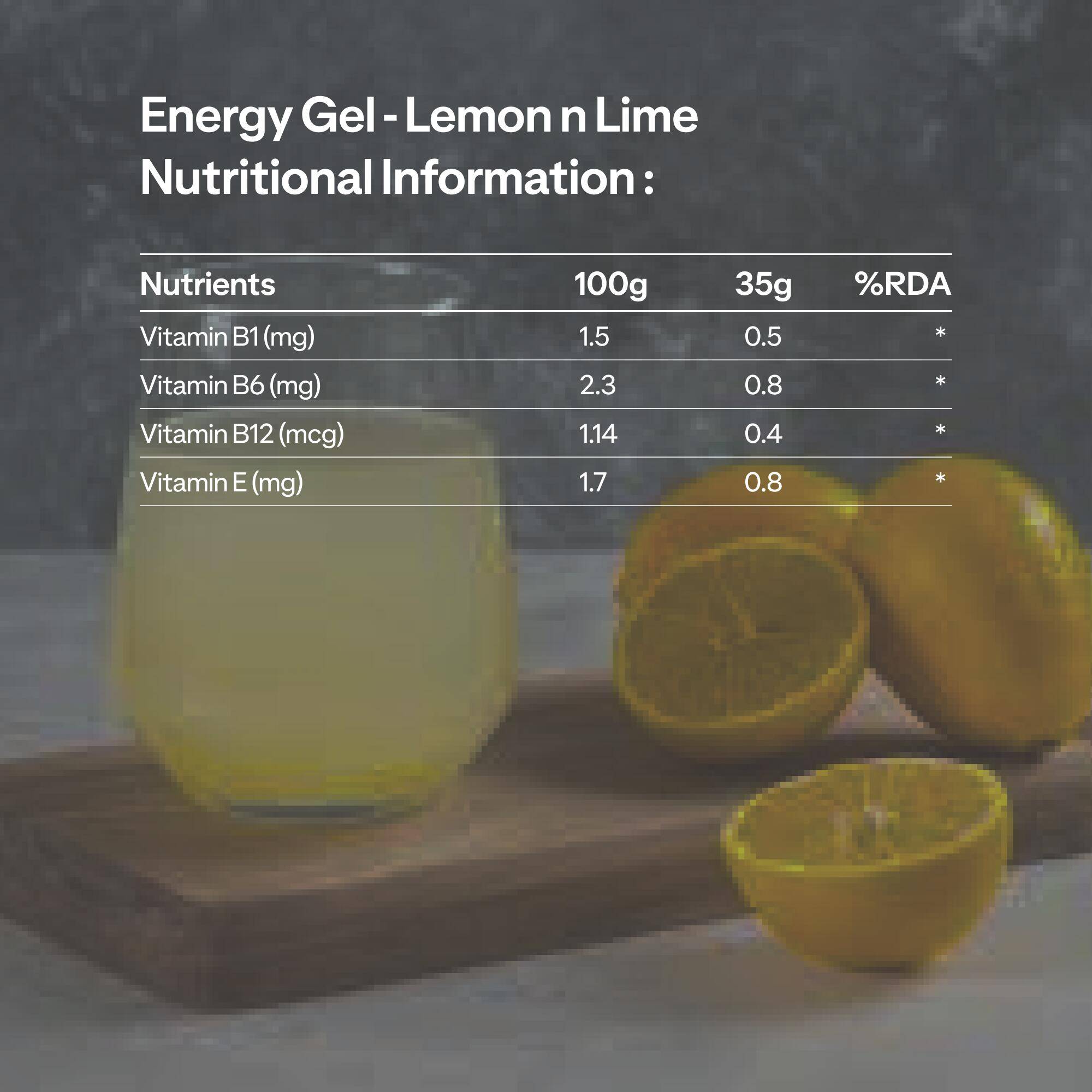 Energy Gel for Sports with 27g Carbohydrates - Lime Flavored -  3